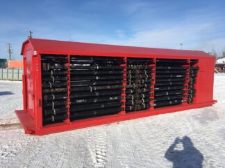 Roska Production Testing pipe strig skid