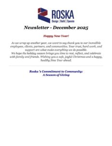 December 2025 Newsletter